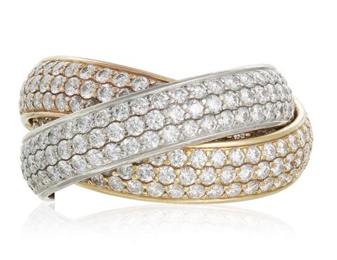 cartier diamond trinity ring price.